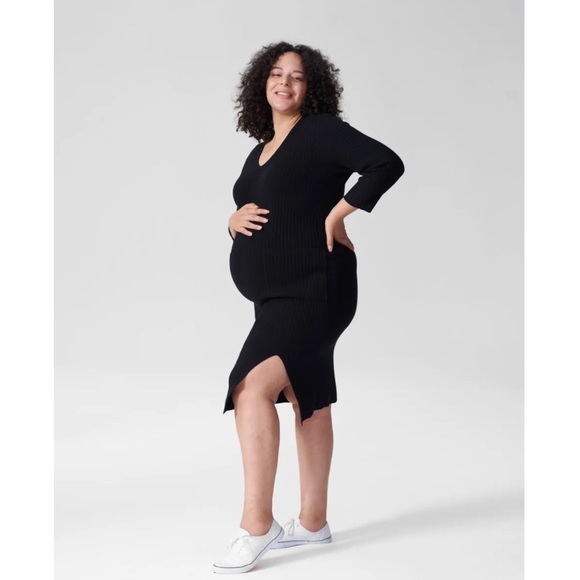 NWOT UNIVERSAL STANDARD Rita Ribbed Sweater Dress - Picture 4 of 8